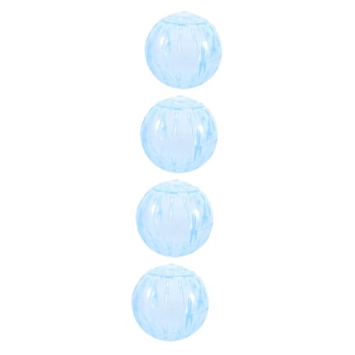 FONDOTIN 4pcs Running Ball Toy for Hamsters Gerbils Chinchillas Exercise Ball Ventilation Holes Simple Design Easy Installation Safe Playing Environment