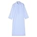 Amaping Boy's Muslim Arab Islamic Kaftan Robe Long Sleeve Thobe Islamic Arabic Abaya Ethnic Dress with (White, 5-6 Years)