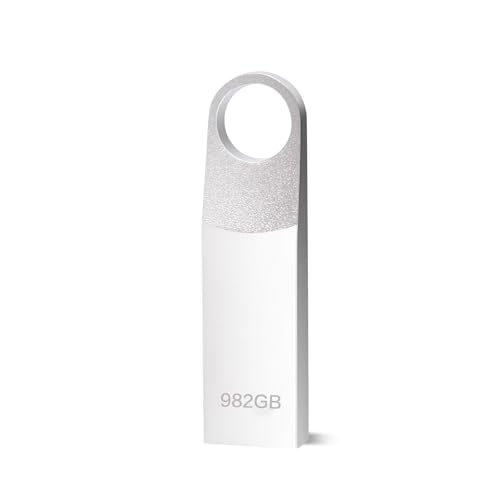 Memoria USB 982GB, 3.0 Pendrive Portable Pen Drive 982 GB Impermeable Disco Duro Externo Metal Memorias USB para PC/Laptop (RXU-22)