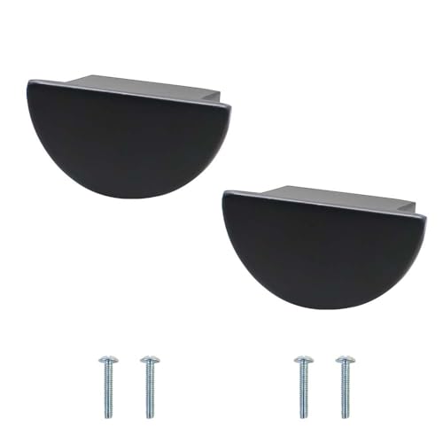 Image of VOLO Cabinet Drawer Knob /knobs for Drawers /Drawer knobs /Handle /knobs for cabinets /Pull Handle (S-183) (Black, 3)