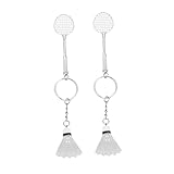 JOINPAYA 2 pièces Porte Clés Forme de Mini Raquette de Badminton de Pendentifs de pour Porte et Miroirs de Voiture pour Toutes Occasions