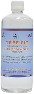 Ethyl Propyl Alcohol, pure, absolute, It is used as an industrial solvent for paints, lacquers, dyes, varnishes, cosmetics, perfumes, hand sanitizer and laboratory. In hospitals it used as an antiseptic. (500 ml, pack of 1)