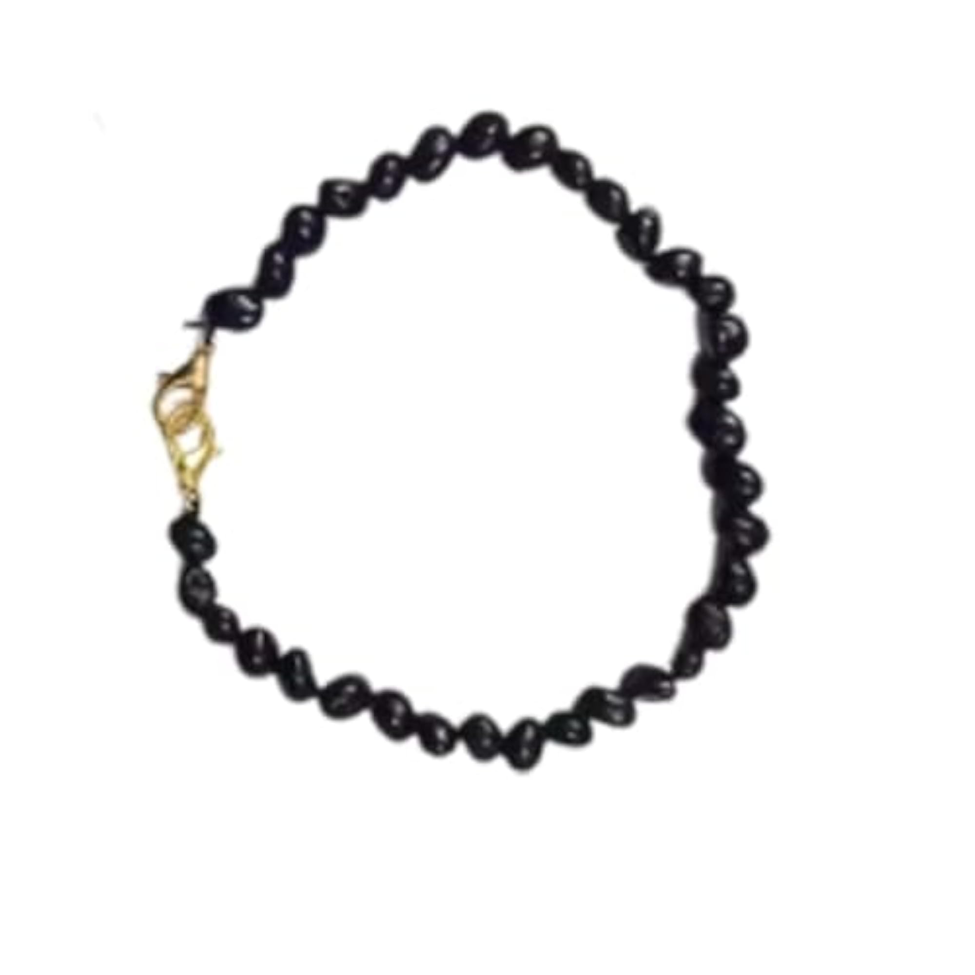 Natural Black Chirmi Beads Bracelet for Wealth and Prosperity