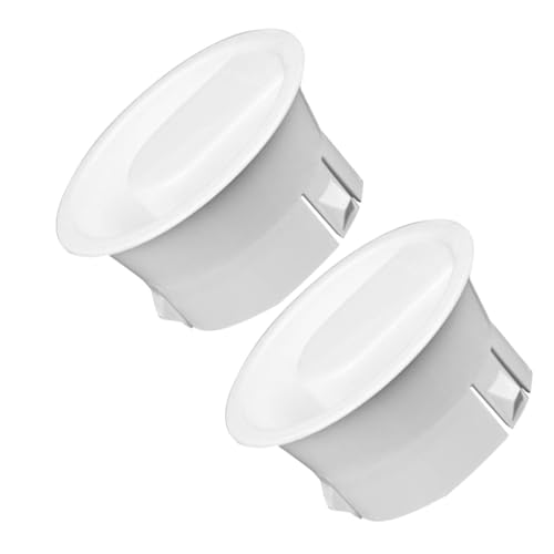 SHINEOFI 2 Couvercles en Plastique Blanc Octogonaux pour Pichet d'eau Froide, Couvercle Hermétique Anti-poussière, Accessoires Pratiques pour Carafes et Bouilloires, 2 Pièces Réutilisable