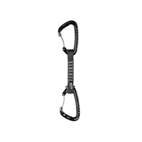 TRANGO Vector Quickdraw - Black, 12cm - 22kN | Rock Climbing