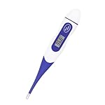 ARSUMED. KFT-03 -Termómetro Digital de Punta Flexi...: 🌡️ MEDICIÓN RÁPIDA Y PRECISA – Termómetro digital médico con rango de medición 32,0 °C – 42,9 °C y precisión clínicamente validada ±0,1 °C. Ideal para uso sanitario y doméstico. 🤸‍♂️ PUNTA FLEXIBLE PARA MAYOR CONFORT – Diseño ergonómico con punta sua...