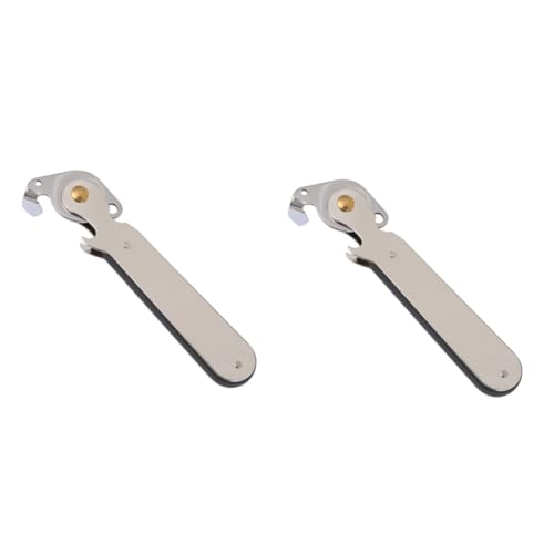 Cabilock Apriscatole Manuale Senza Sforzo Per Lattine Apribottiglie Manuale Perforatore Per Lattine in Acciaio Inossidabile Per Cucina E Campeggio