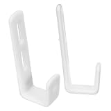 Stabilité renforcée : la quincaillerie intégrée pour échelle de lit superposé, avec sa structure métallique robuste à crochets, offre un soutien sûr et constant pour une utilisation quotidienne en toute sécurité dans les maisons et les résidences étudiantes. crochets d'échelle pour garage. support métallique pour lit