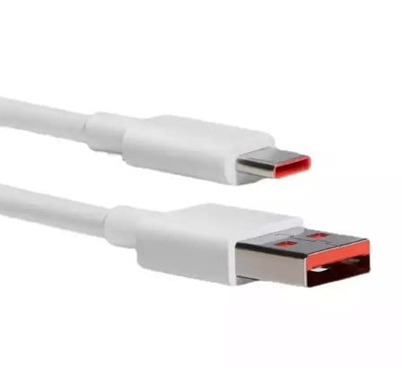 SML Type C 100Cm Cable Black|Supports Upto 22.5 Charging Supports All Mobiles&Accessories with Type C Input-White