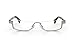 eyebobs Peek Performer Unisex Premium Readers, Matte Silver Front with Horn Temples, 1.75 Magnification