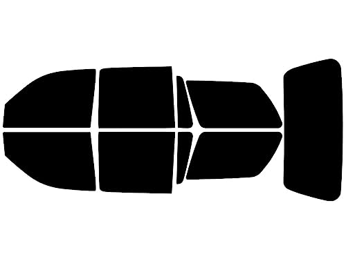 Rvinyl Window Tint Kit Compatible with Dodge Durango 1998-2003 - Complete Precut Kit - 5%