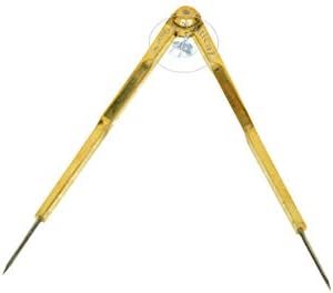 6" Navigation Compass Divider with Steel Needle Points an