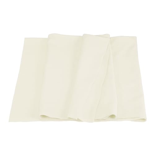 Image of MECCANIXITY 39 inch Elastic Cuffs Ribbed Trims Cotton Fabric Knit Rib Stretch Tape Cuff Sleeve Waistband for Sewing, 12 inch Wide Beige