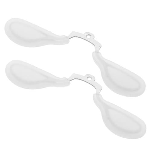 HOUDERCO - HOUDERCO 2pièces Plaquettes De Nez Silicone Antidérapantes Pour Lunettes Coussinets De Support Confortables Et Amovibles Pour Types De Montures Accessoires Pratiques Pour Maintien Optimal