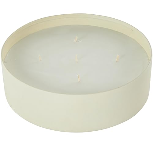 Deco 79 Metal Decorative Candle Pink Blush & Poppy Scented