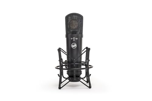 Warm Audio WA-87jr Black Micrófono de Condensador FET sin Transformador de diafragma Grande, micrófono (Condensador de diafragma Grande, cápsula K87, diseño FET, Sonido de Estudio Profesional)