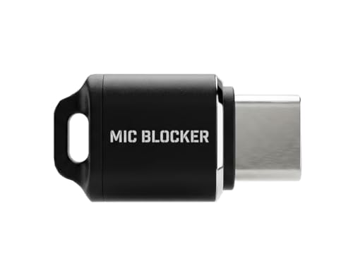 ipremium USB-C Microphone Privacy Adapter – Hardware-Level Audio Input Block for Phones, Laptops & Tablets, Prevent Unauthorized Mic Access, Plug-and-Play, No App Required