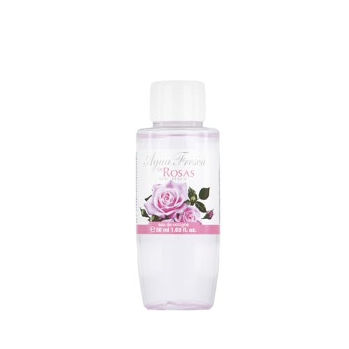 AGUA FRESCA DE RUY - Rosas, Perfume Unisex, 50 ml, Colonia Hombre y Mujer, Eau de Toilette Masculina y Femenina, Aroma Cítrico y Floral, Fragancia Suave y de Larga Duración