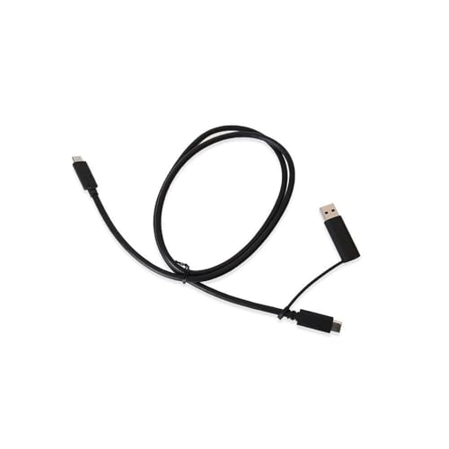 Terra Wortmann AG 1480267 USB-Kabel 3,2 Gen 2 (3,1 Gen 2) USB A/USB C Schwarz (TYP-C-Kabel für DUD15Y0)