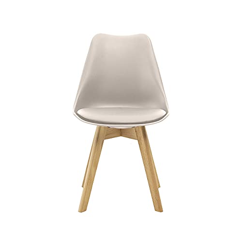 Cadeira Saarinen Wood Com Estofamento