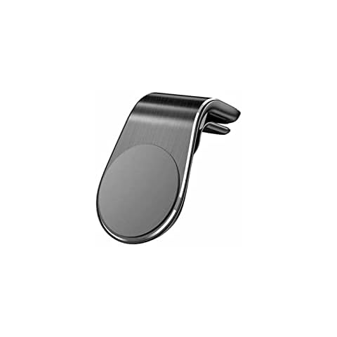 Magnetic Car Phone Holder, Mini Metal Universal Air Vent Car Phone Holder Phone Holder Air Vent Phone Car Cradle(Black) Cover