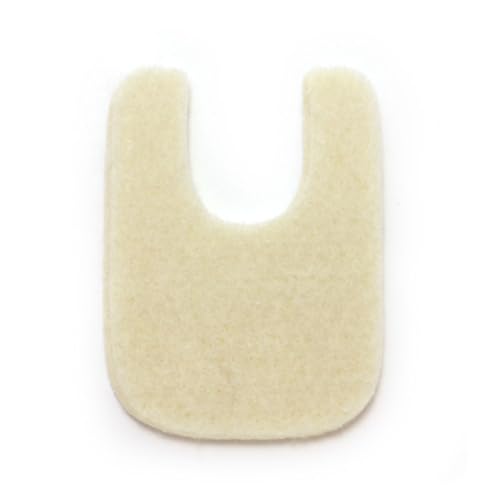 Image of Dr. Jill's Foot Pads, Latex Free, YJ18-5058, U-Shaped Callus Pad 1 /4 inch Felt (25 Pack) Lesion Pad