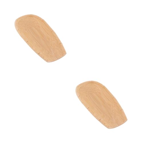 SOLUSTRE 2pcs Tea Scoop Natural Teaspoon for Loose Leaf Tea Flour Nuts Practical Shovel Accessory for Home Office House Restaurant Use