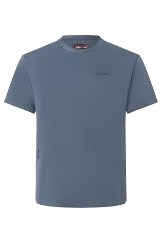 Image of MARMOT Men's Air Exchange UPF 50 Short Sleeve Crew Neck Shirt - Breathable, Moisture Wicking