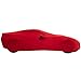 C7 Corvette Indoor Car Cover - Custom Fit Ultraguard Stretch Satin Dust Proof, High End with Storage Bag for 2014-2019 Stingray, Z51, Z06, Grand Sport Corvettes (Red)