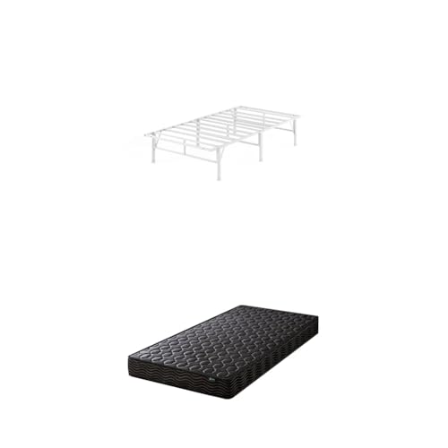 ZINUS�y�Z�b�g�����zZinus (�W�k�X) ���^�� �x�b�h�t���[�� Easy to Assemble SmartBase �z���C�g�H��s�v + 20cm �x�[�V�b�N �|�P�b�g�R�C���}�b�g���X �u���b�N �V���O��/�h��/�p�C�v/���[�X�y�[�X/�H��t��/�g