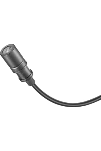 Image of Godox LMS-60G Omnidirectional Auxiliary Lavalier Microphone with Adjustable Gain (Black)
