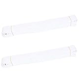 NULYLU 2pcs Taekwondo Belt Comfortable Wrap Belt for Karate Martial Arts Lightweight Waistband for Boys and Girls Adults for Training Competition