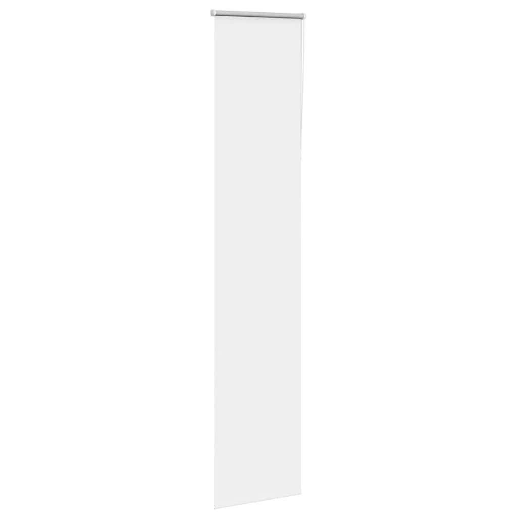 Tenda a rullo oscurante bianca 50x210 cm 100% poliestere con montaggio senza foratura e connettore a catena per controllo luce e privacy in ufficio casa cucina bagno