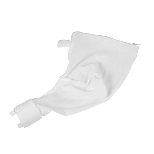 FOMIYES Filter Bag Zipper Replacement Bag for 360 Polaris Replacement Parts Vaccum Cleaner Pool Cleaner Bags Zipper Replacement Bag for 380 Pool Cleaner Leaf Bag Vacuum Cleaner Mesh White