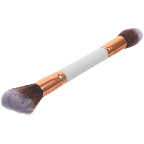 TOVINANNA Double-ended Wooden Makeup Brush Set Professional Cosmetics Brush for Women No Shedding Nylon Bristles Dense Powder for Daily Professional Use