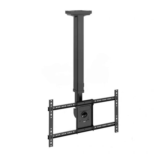 Soporte de techo para TV de altura ajustable, soporte LED de aleación de aluminio de 360°, elevador LCD telescópico, para pantalla plana de 40 a 65 pulgadas, poste soporta hasta 45 kg, VESA máximo 600