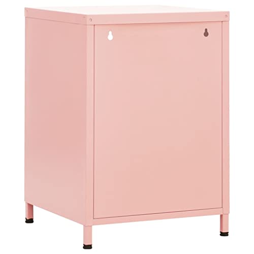 Table de chevet rose petit espace meuble de rangement chambre et salon