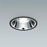 コイズミ LEDダウンライト 60W/40W相当 調光 M型レトロフィット 埋込穴φ150 ブラック・鏡面 E26ランプ別売 AD92748