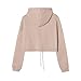 Lounge Sets For Women Two Piece Outfits Comfiest Airport Women'S 2 Piece Matching Lounge Set Fall Fashion Long Sleeve Slightly Crop Top Pants Casual Hoodie Sweatsuit Airport Outfits (Khaki,L)