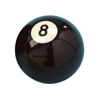 Aramtih Pool Table Ball Aramith UK 2" BLACK No.8 Pub Style Ball