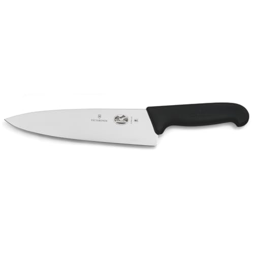 Victorinox Knife, Stainless Steel, Black, 8 inch