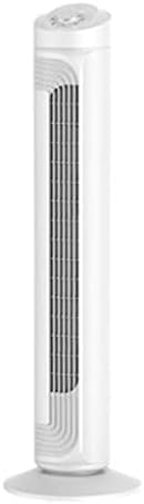 yoo Air Conditioners Tower Fan Oscillating Cooling Fan 3 Speed Settings Button Controlled Stand Up Floor Quiet Fans for Bedroom and Home Office Use Height 32.4 Inch White