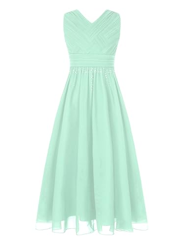 Robe mariage fille 5-16 ans Jhaoyu anti-irritation en mousseline confortable
