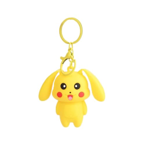 Image of Toy Face Changing Doll Key Holder Cartoon Character Keychain for Men Gifts