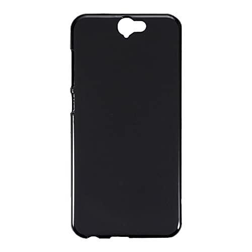Shantime Soft Case Compatible with HTC One A9, Slim Shockproof Bumper Protective Back Cover, Anti-Scratch Flexible Shell, Grip-Friendly(Black)