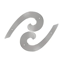Lance FC-1 French Curve #17 9" 23CM Classic Plastic Drafting Tool, Pack of 2 | Seamless Pattern Making for Sewing, Fashion Design & Tailoring