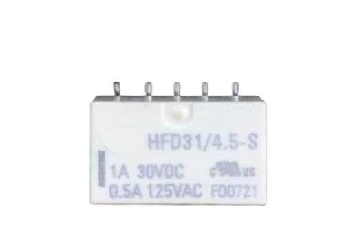 Relais électromécanique HFD31 4.5-S miniature TQ2-4.5V 10 broches pour intégration PCB
