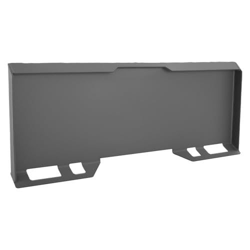 VEVOR 1/4 in Skid Steer Mount Plate Universal Quick Attach Mount Plate Easy to Bolt 3000lbs Load Capacity Heavy Duty Steel Loader Plates Compatible with Kubota Bobcat Skid Steers & Tractors