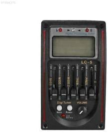Ketsicart B4C2 Professional 5-Band Guitar Preamp EQ Equalizer Pickup Tuner Accessories