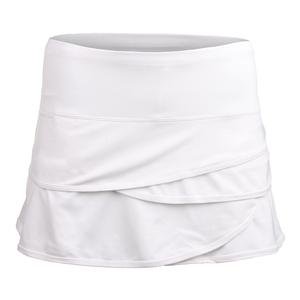 Lucky In Love Scallop Tennis/Pickleball/Paddle Skort (White, Small) #TOP3